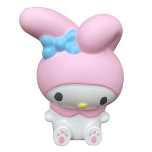 NIB New Sanrio My Melody SquiSHU Buddy Collectible Pink and White Figurine/Toy
